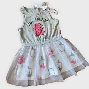 Mini Heroes Popsicle Dress with Headband Bow